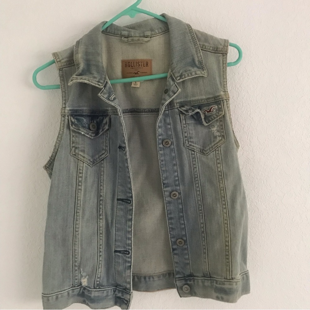 Hollister denim vest